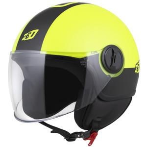 Open helm ZED C35 fluo geel-zwart