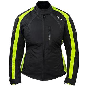 Roleff Venedig zwart-fluo gele motorjas voor dames