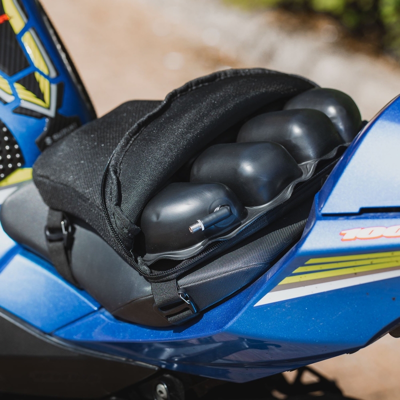 Oxford Air Seat Street en Sport Opblaasbaar Zadeldek Zwart