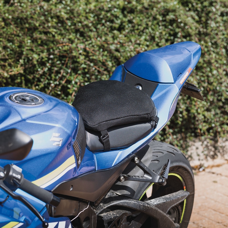 Oxford Air Seat Street en Sport Opblaasbaar Zadeldek Zwart