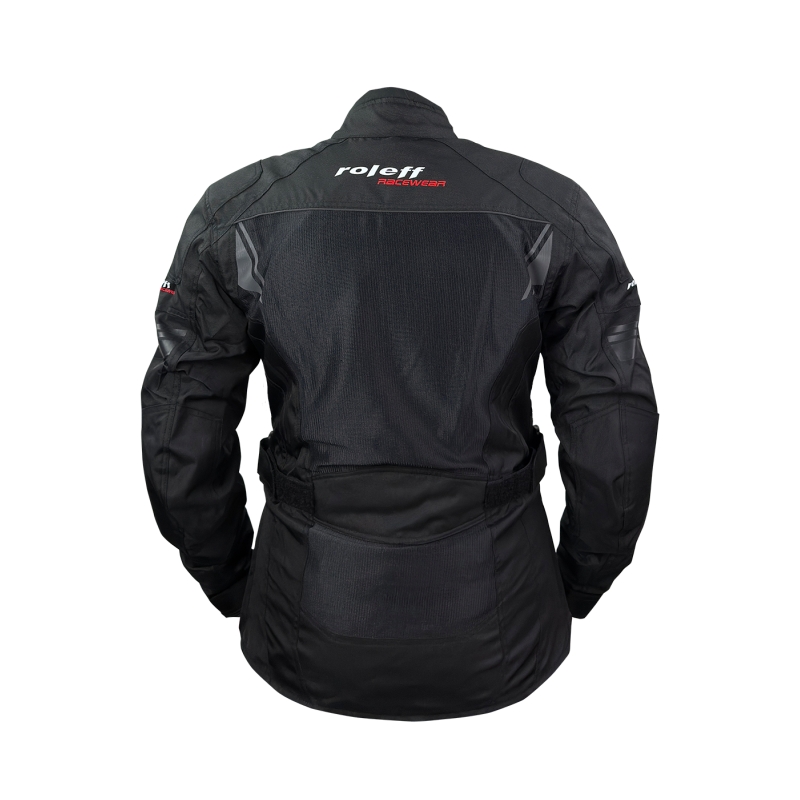 Damesjas Roleff Mesh Zwart