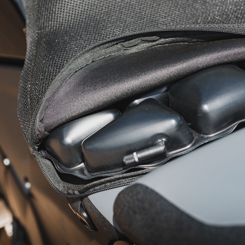Oxford Air Seat Adventure en Touring Opblaasbaar Zadeldek Zwart
