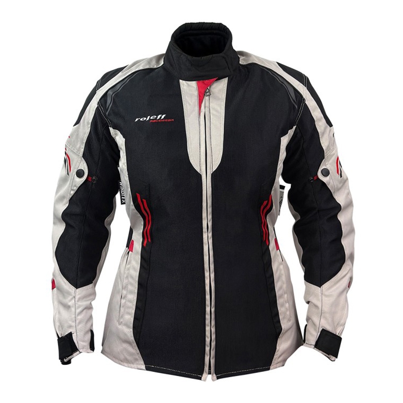 Damesfietsjas Roleff Mesh Zwart Beige Rood