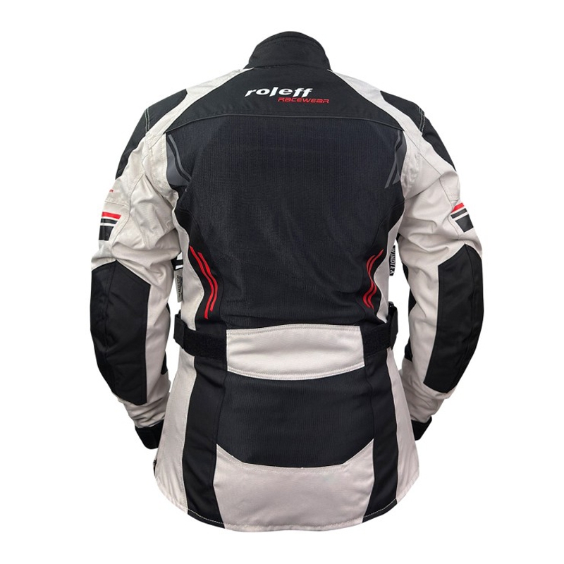 Damesfietsjas Roleff Mesh Zwart Beige Rood