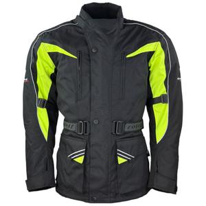 Motorjas Roleff Kodra zwart-fluogeel