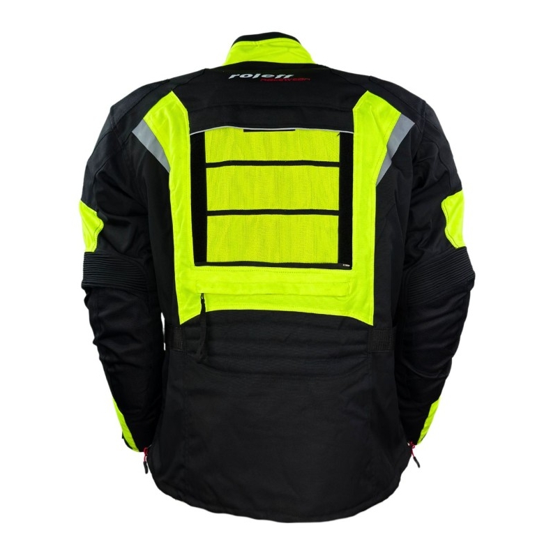 Motorjas Roleff Kodra Enduro zwart-fluo geel
