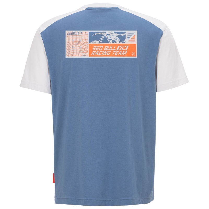 T-shirt KTM Schemering blauw-grijs