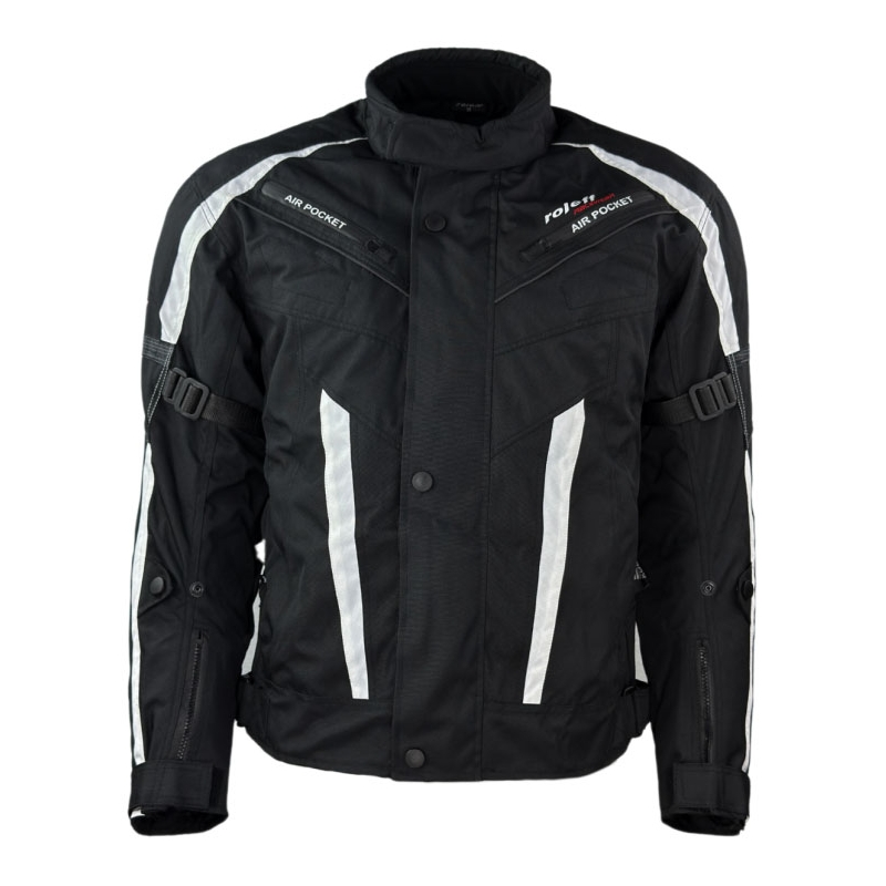 Motorjas Roleff Kodra RO546 zwart-wit