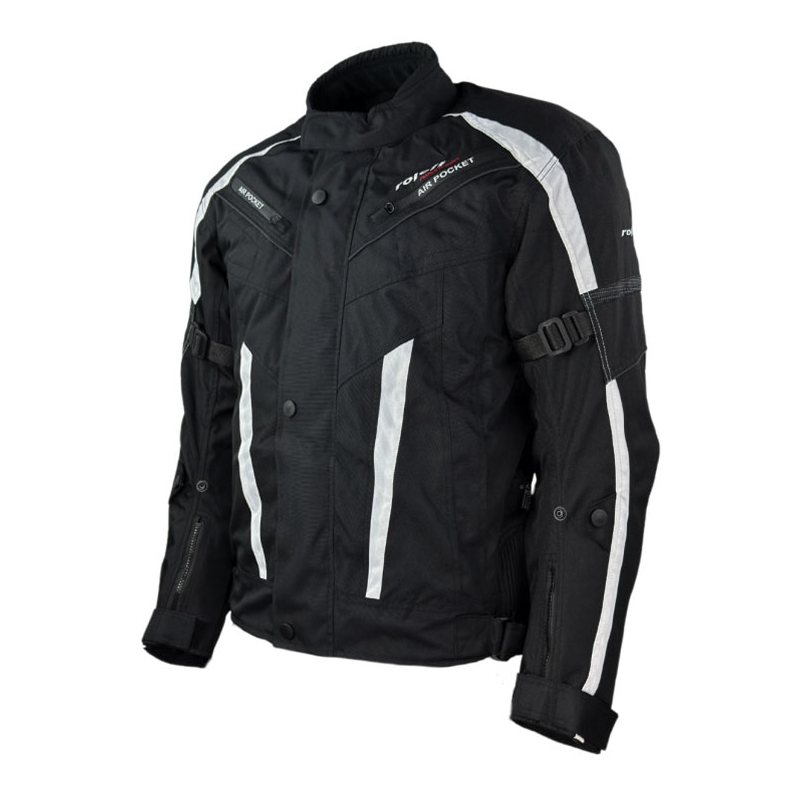 Motorjas Roleff Kodra RO546 zwart-wit