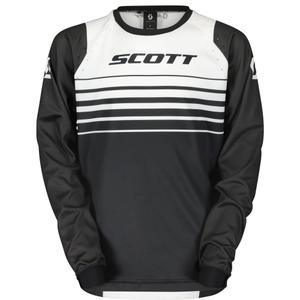 Motorcross kindertrui SCOTT EVO Swap zwart-wit