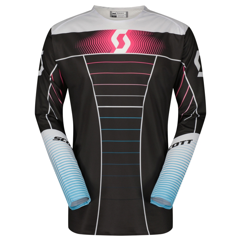 Motorcross trui SCOTT Podium PRO blauw-roze