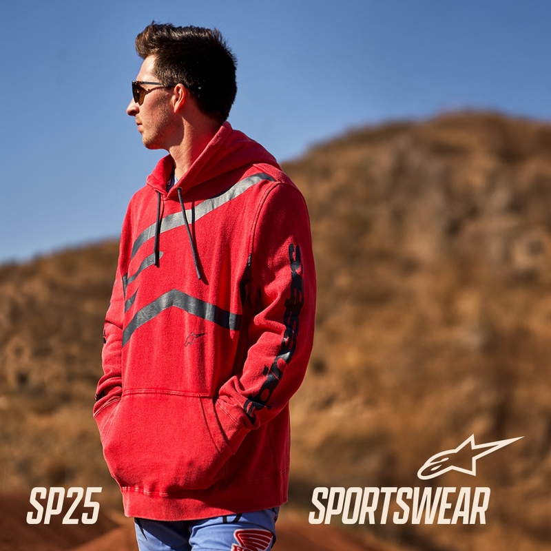 Alpinestars Unbound Hoodie rood