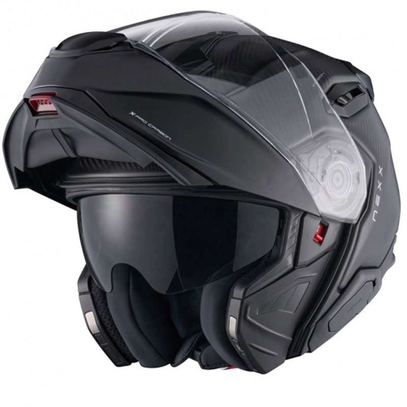 Nexx X.Lifetour Zero PRO zwarte flip-up motorhelm uitverkoop
