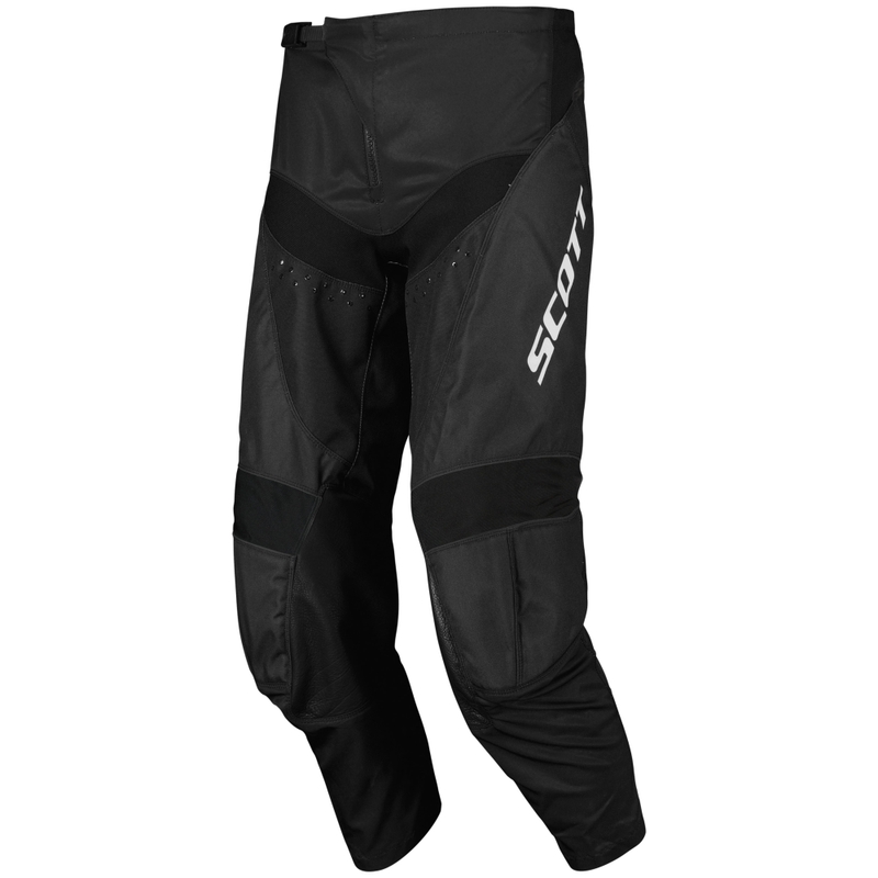 Kinder motorcrossbroek SCOTT EVO Track Swap zwart/wit