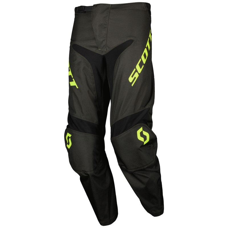 SCOTT Compete motorcrossbroek zwart-fluo geel