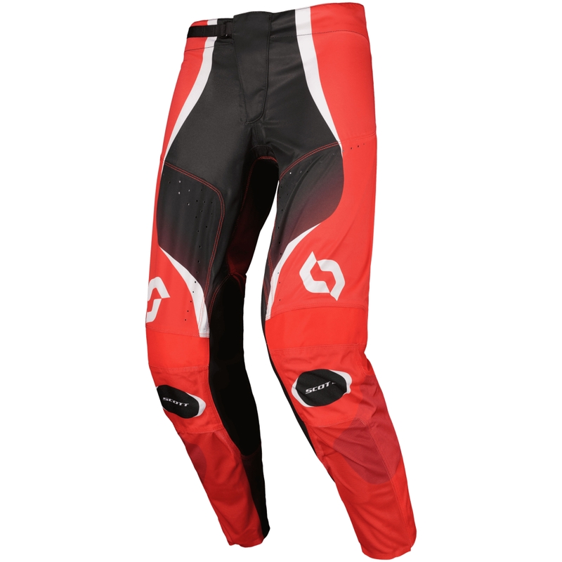 Motorcrossbroek SCOTT Podium PRO rood-zwart