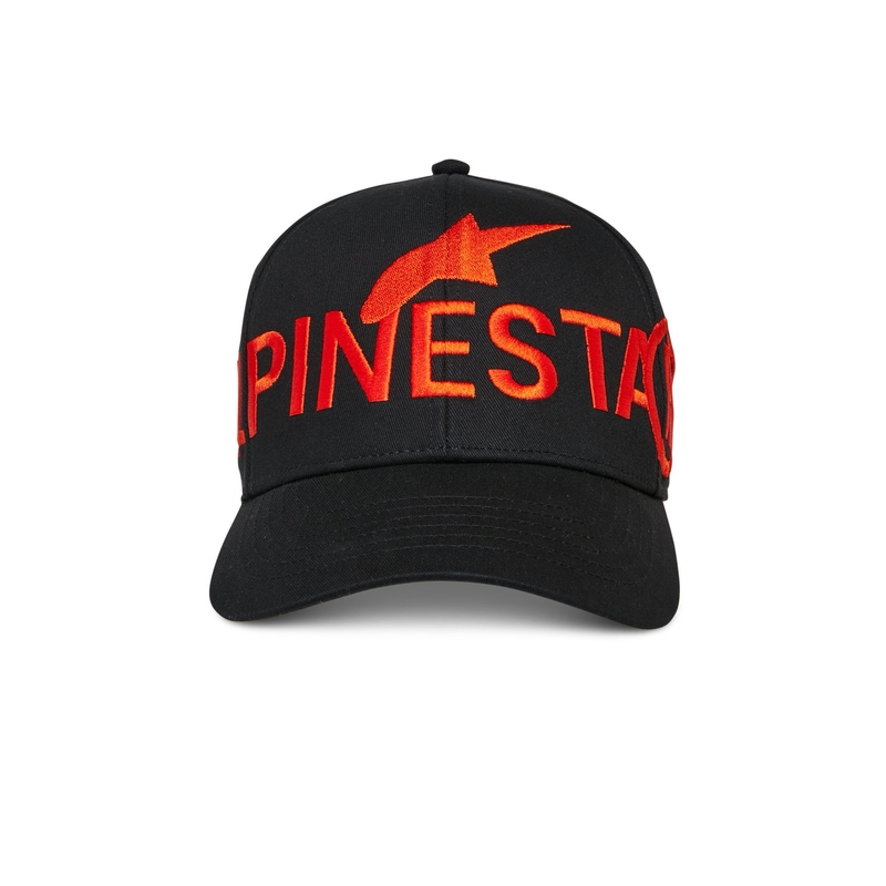 Aplinestars Committed cap zwart met rood