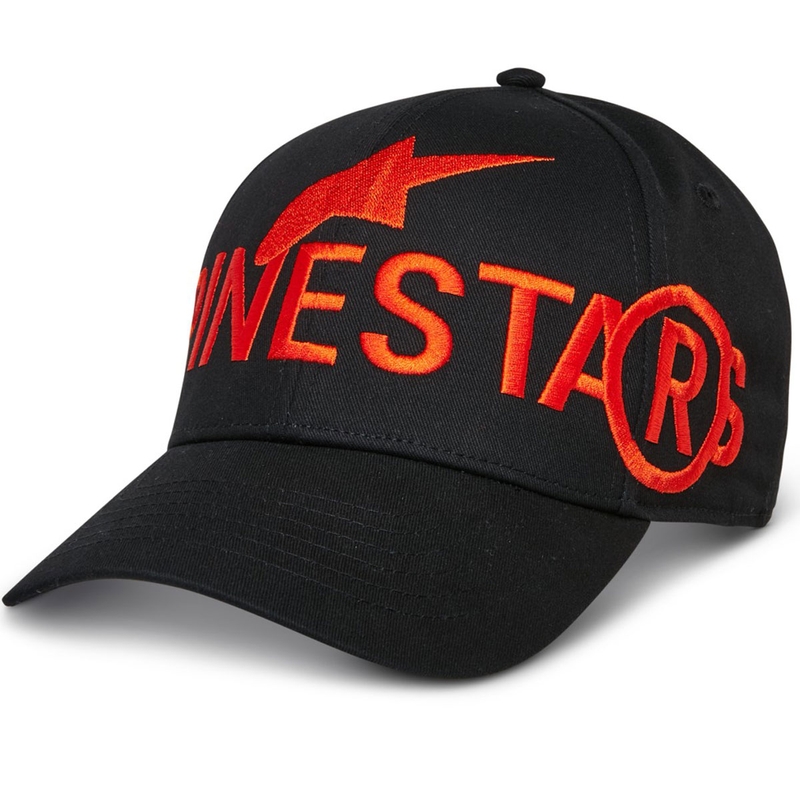 Aplinestars Committed cap zwart met rood