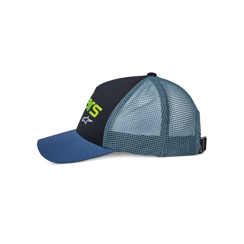 Alpinestars Vital Trucker cap zwart-blauw-groen