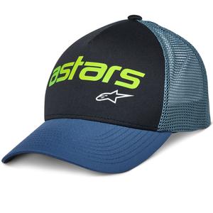 Alpinestars Vital Trucker cap zwart-blauw-groen