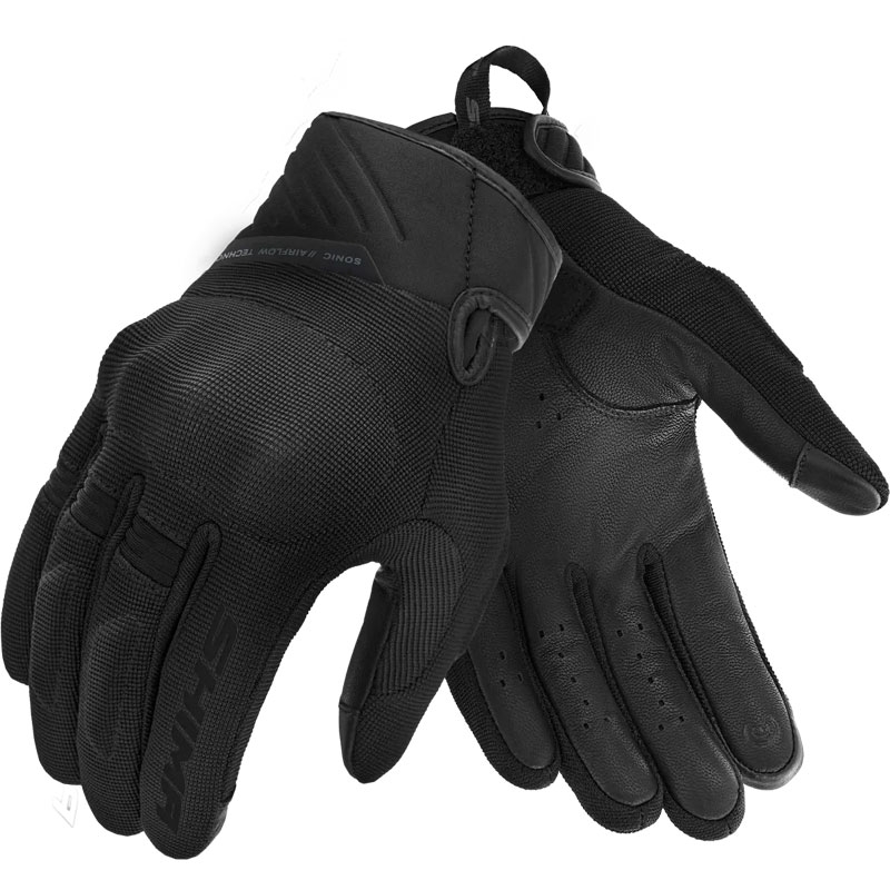 Shima Sonic motorhandschoenen zwart