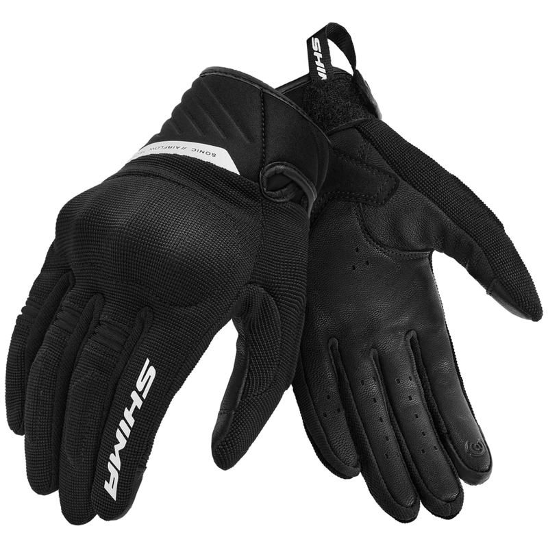 Motorhandschoenen Shima Sonic zwart-wit