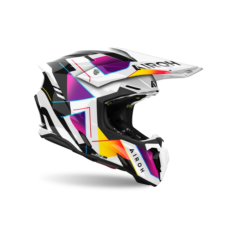 Motorcrosshelm Airoh Twist 3 Rainbow 2024 glanzend - kwaliteit II