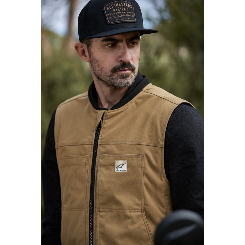 Alpinestars Tech-Air®3 V2 Canvas systeem airbag vest zwart