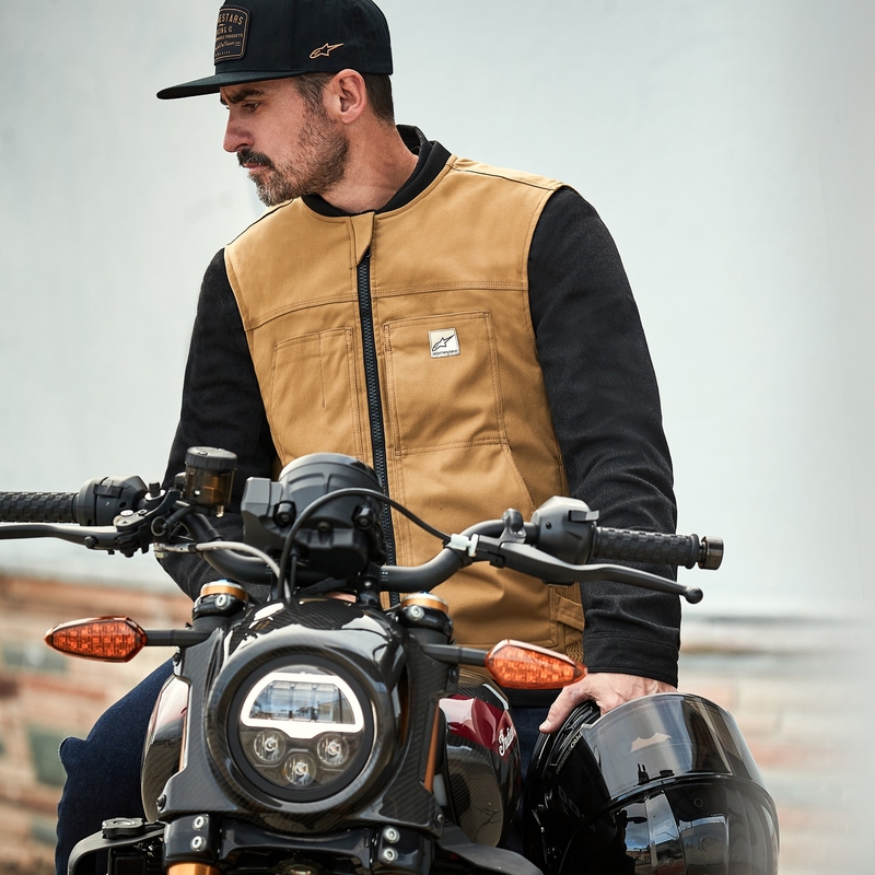 Alpinestars Tech-Air®3 V2 Canvas systeem beige