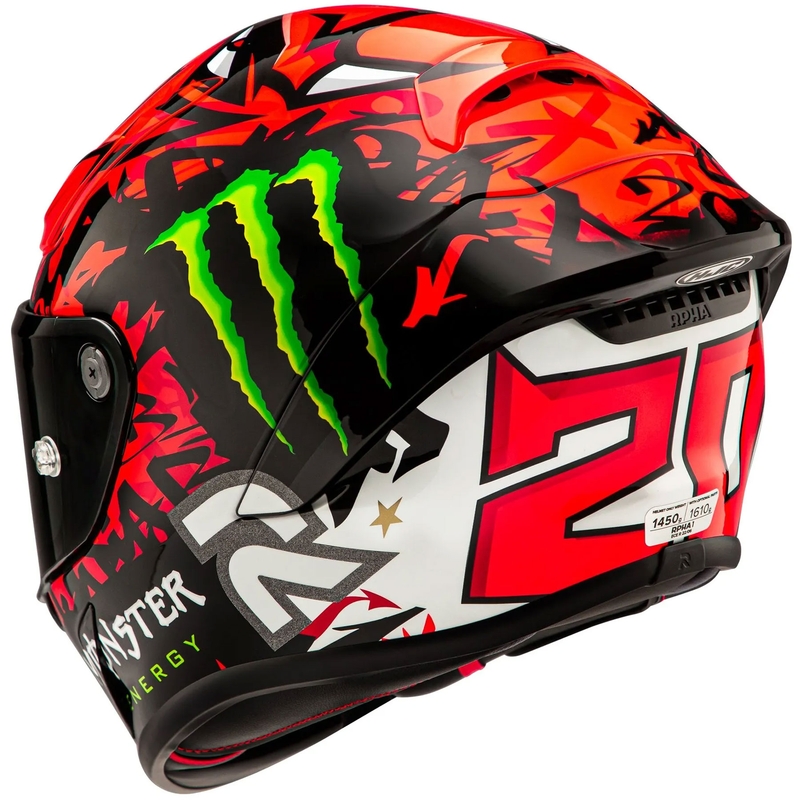 Integraalhelm HJC RPHA 1 Quartararo Replica II MC1 rood-zwart-wit-groen