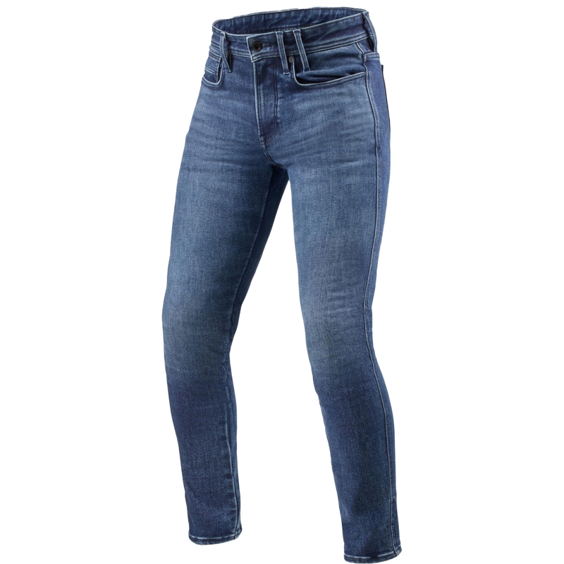 Revit Piston 3 Skinny Verlengde Jeans Blauw