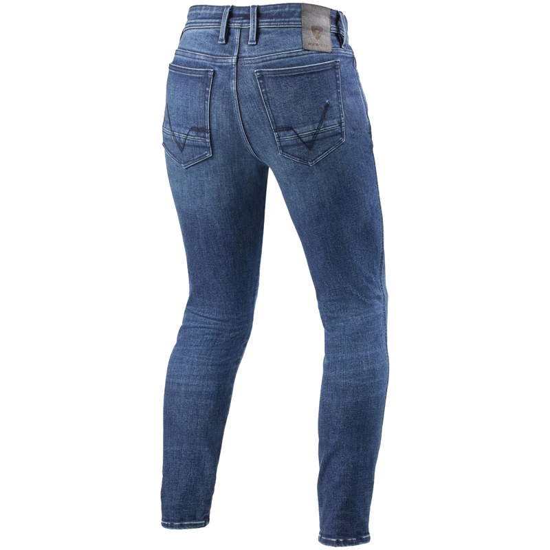 Revit Piston 3 Skinny Verlengde Jeans Blauw
