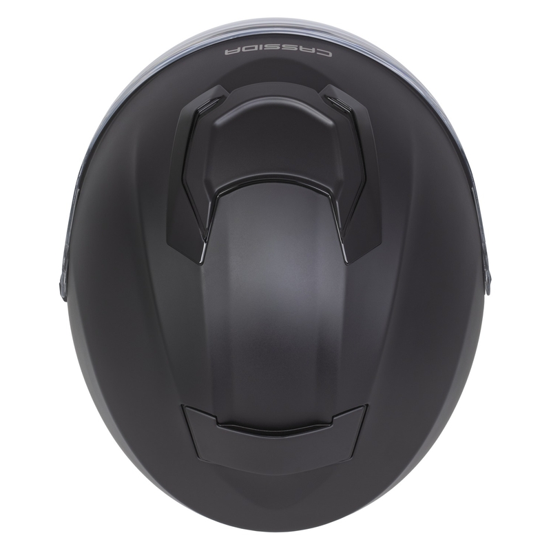 Cassida Jet Tech 2.0 Solid Mat Zwart-Grijs Open Motorhelm