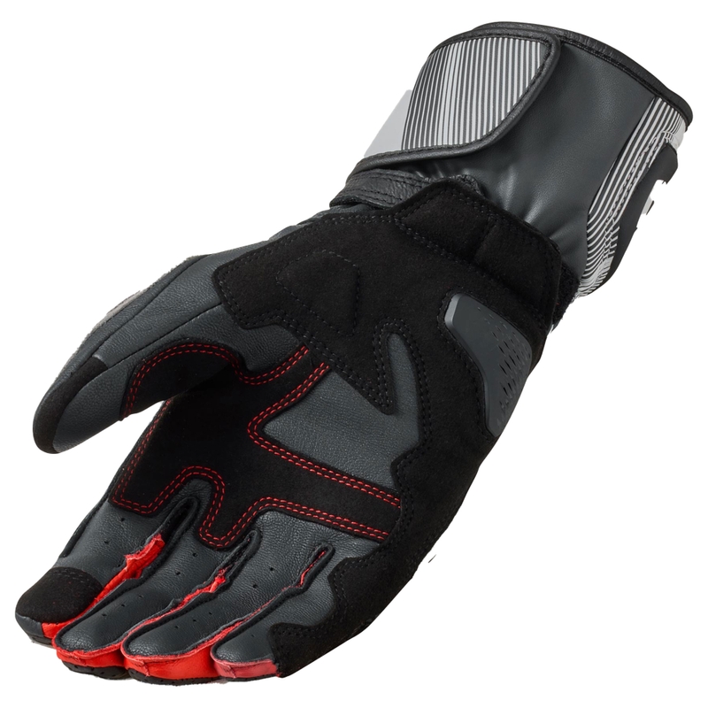 Motorhandschoenen Revit Metis 2 lichtgrijs - fluorood