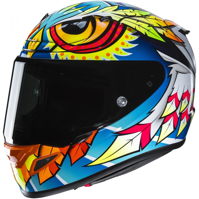 HJC RPHA 12 Spasso MC3H integraal motorhelm blauw-geel-rood