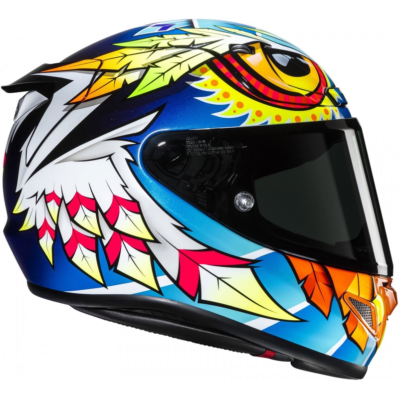 HJC RPHA 12 Spasso MC3H integraal motorhelm blauw-geel-rood