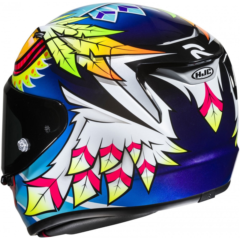 HJC RPHA 12 Spasso MC3H integraal motorhelm blauw-geel-rood