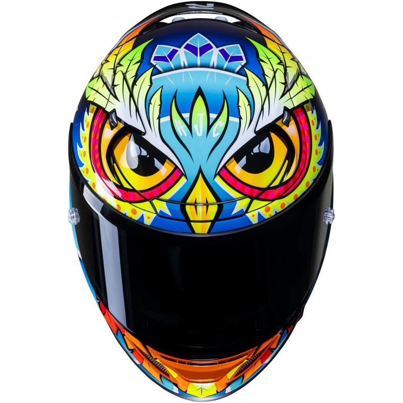 HJC RPHA 12 Spasso MC3H integraal motorhelm blauw-geel-rood