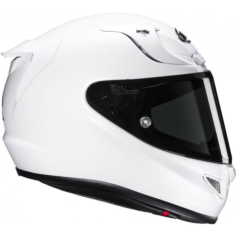 HJC RPHA 12 Solid parelmoer witte integraal motorhelm