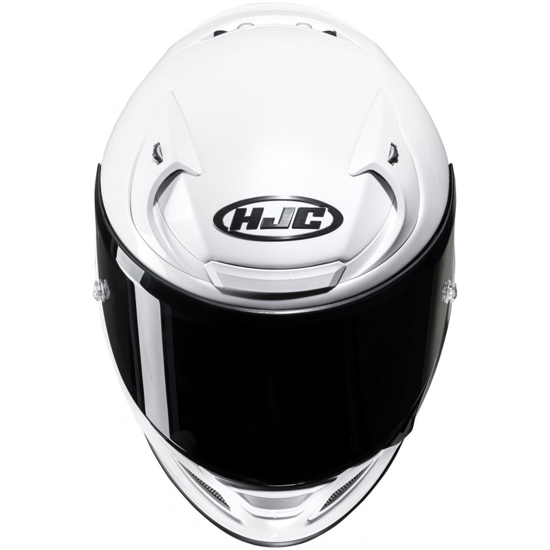 HJC RPHA 12 Solid parelmoer witte integraal motorhelm