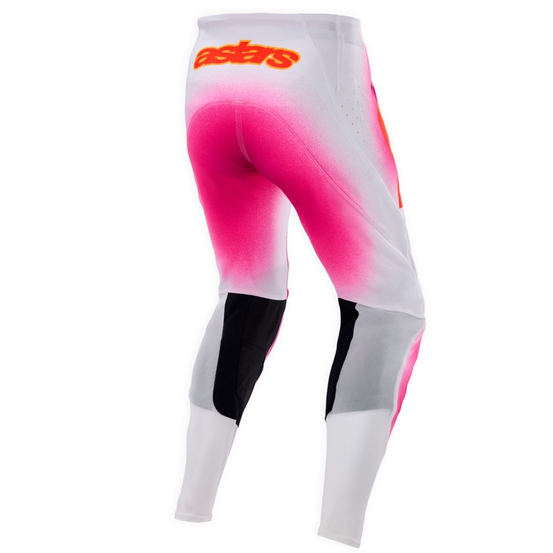 Alpinestars Supertech limited edition MIG fluoroze-wit-oranje motorcrossbroek