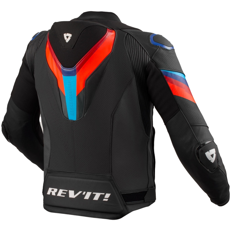 Revit Quantum 3 Pro zwart met blauwe motorjas