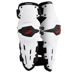 Kniebeschermers voor motorfiets Zandona X-Treme kniebeschermer wit-zwart