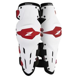Kniebeschermers voor motorfiets Zandona X-Treme kniebeschermer wit-rood