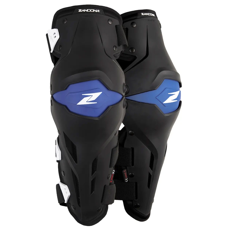 Kniebeschermers voor motorfiets Zandona X-Treme kniebeschermer zwart-blauw