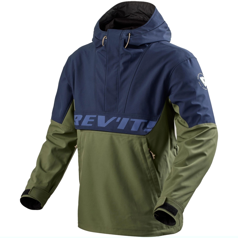 Revit Smock Photon Motorjack Donkerblauw-Groen