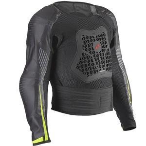 Kinder bodyprotector Zandona Netcube Jas X8 zwart-fluo geel 136 - 150 cm