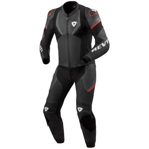 Revit Beta 2 zwart-antraciet lederen jumpsuit
