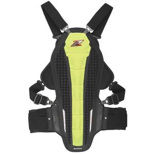Rug- en borstbeschermer Zandona Hybrid Armour X6 fluo geel 158 - 167 cm