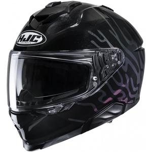 HJC i71 Celos MC5 integraal motorhelm zwart-paars-zilver